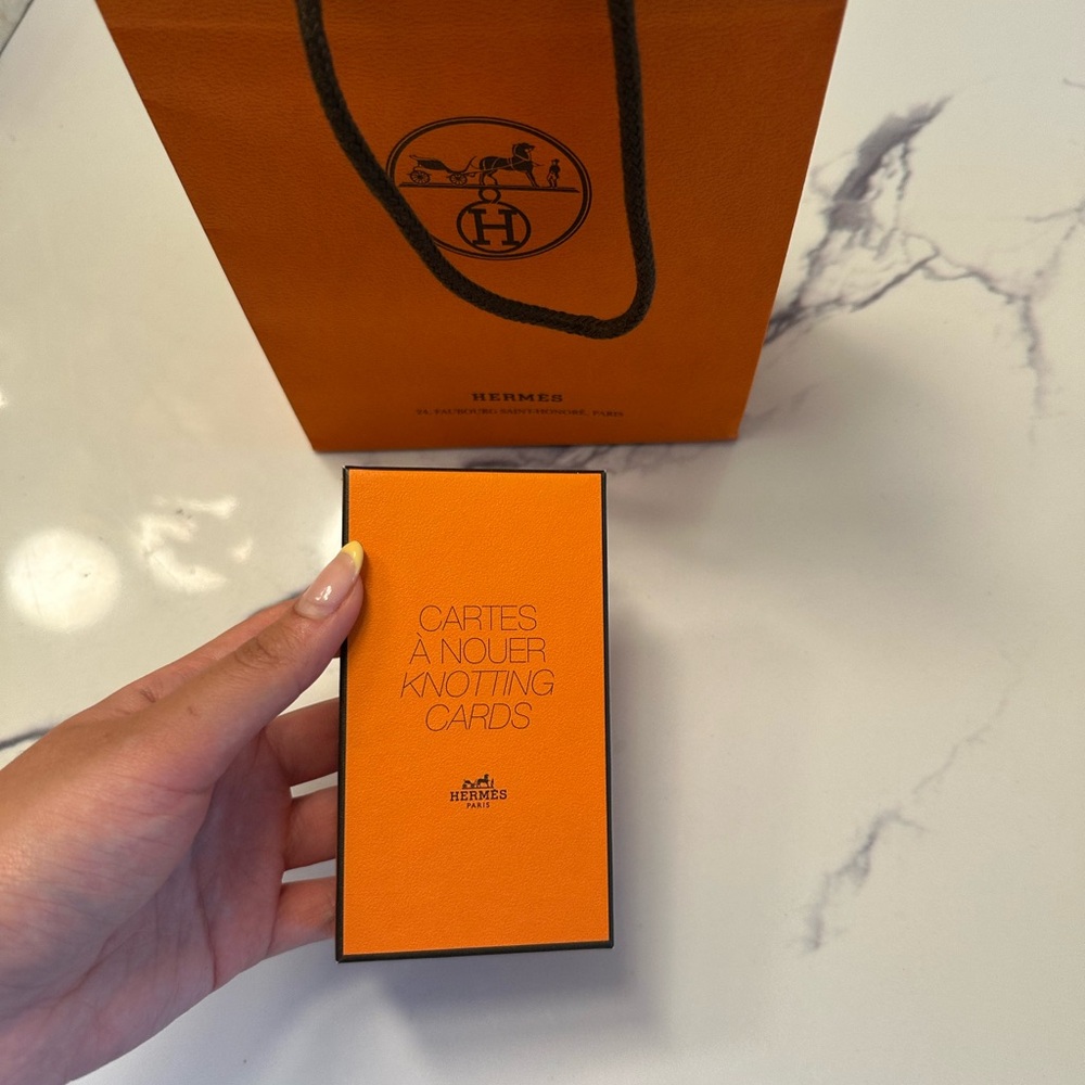 Hermès Knotting Cards/ cartes à nouer